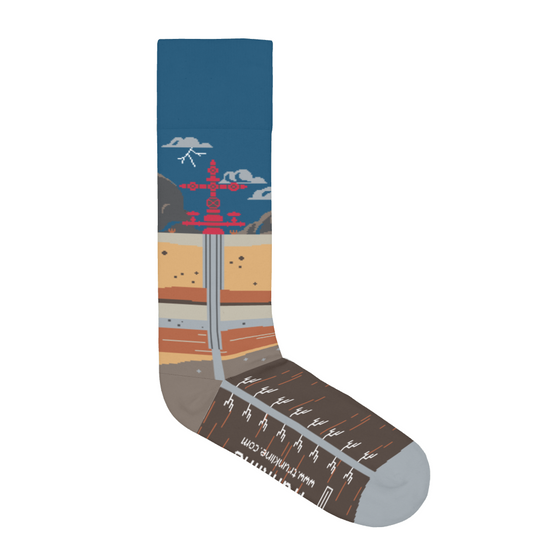 "Permian Fury" Oilfield Socks by Trunkline