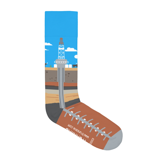 "Drill Baby Drill" Oilfield Socks by Trunkline