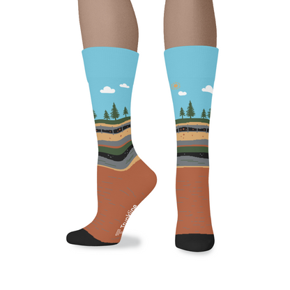 "Pipelines Matter" Pipeliner Socks by Trunkline