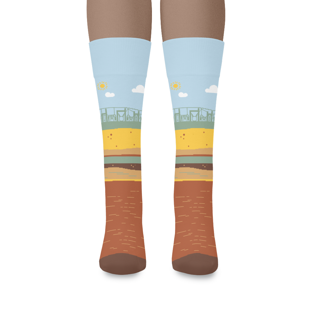 "High Potential" Electrical Substation Switchyard Socks by Trunkline