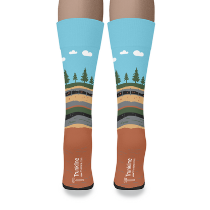 "Pipelines Matter" Pipeliner Socks by Trunkline