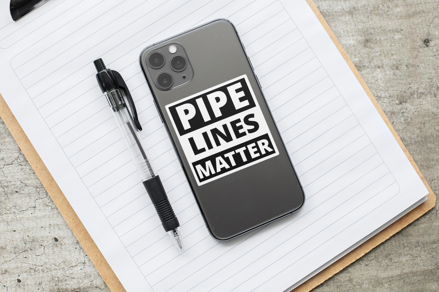 "Pipelines Matter" Sticker by Trunkline (5-pack)
