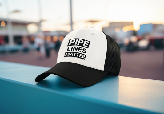 "Pipelines Matter" Snapback Trucker Hat by Trunkline