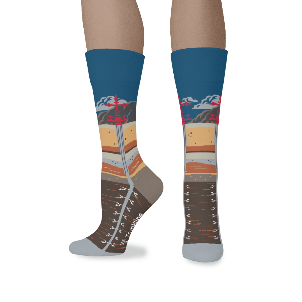 "Permian Fury" Oilfield Socks by Trunkline