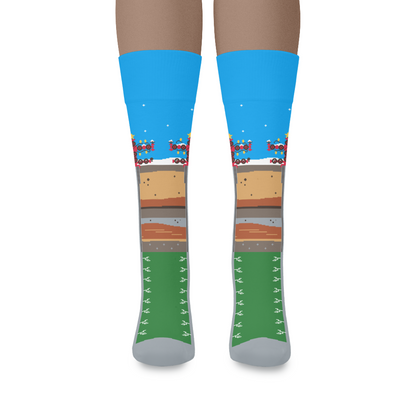 "Wellhead Wonderland" Oilfield Socks by Trunkline